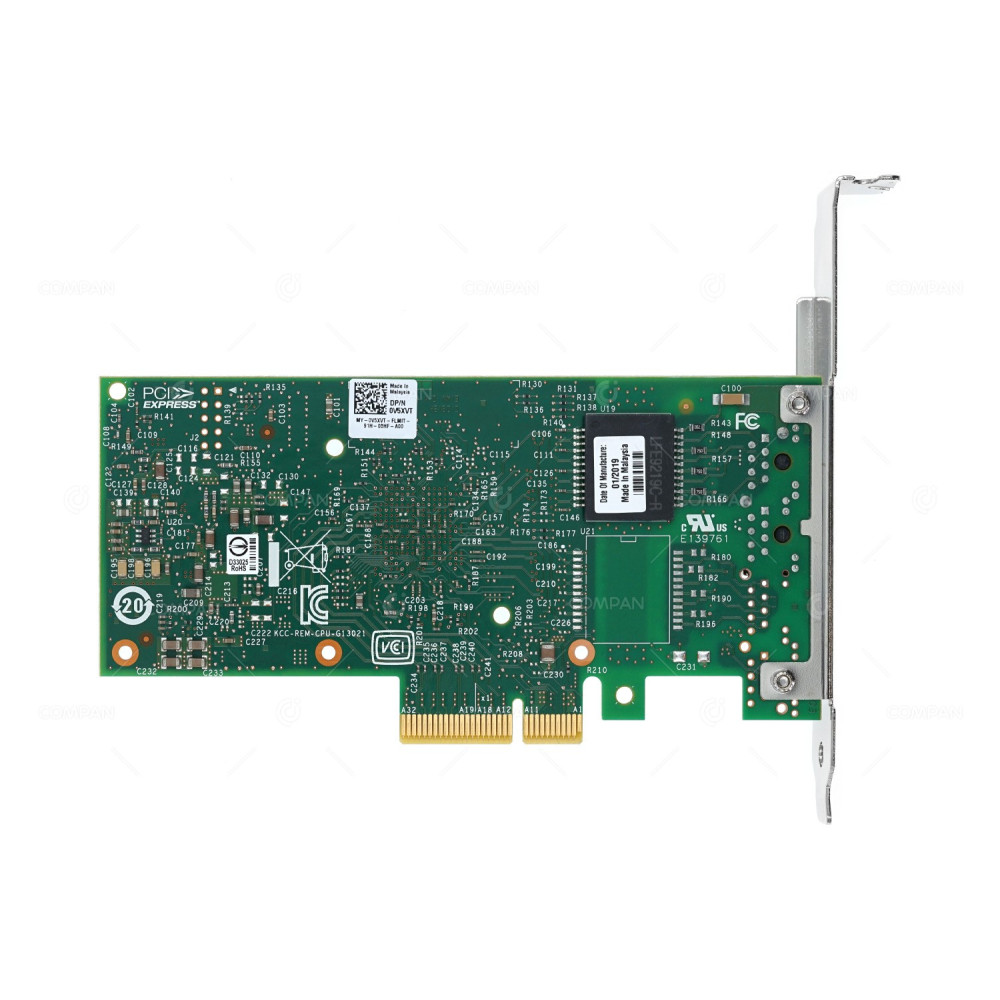 V5XVT DELL INTEL I350-T2 DUAL PORT 1GB RJ-45 NETWORK ADAPTER